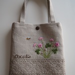 刺繍のミニバッグ（Oxalis）