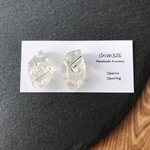 パールの鉱石ピアス/イヤリング