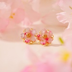 受注生産イヤリング「桜🌸シリーズ」