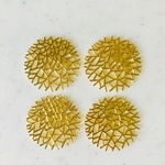 Grossy Gold Designed Circle Parts