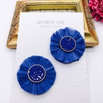 春の新作デー2019⭐impact Flower＊Blueピアス/イヤリング