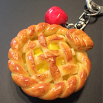 アップルパイのキーホルダー フェイクスイーツ