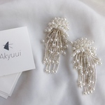 pearl icicles pierce/earring