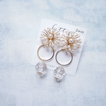 クラシックフラワーピアス/イヤリング
