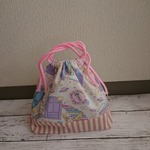 給食袋 女の子 ユニコーン×ストライプ♪