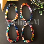 A728 Pop color moon Designチャーム④(4個)