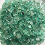 グリーンアベンチュリン 水晶 ガラスカレットのミックス50g