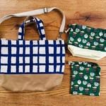 sakusakuhiro様オーダー品  ショルダー付きレッスンバッグ&お弁当グッズ