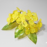 菜の花のコーム・簪
