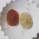 1セットのみ◆ デッドストック  仏 35mm ビーズ マーブル 2色セット