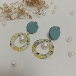 フラワーサークルピアス/イヤリング