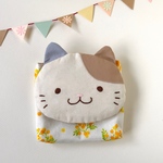 【再販】ふんわり☆ねこさん　移動ポケット　ミモザさん