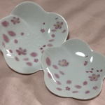 さくらさくらのペア小皿