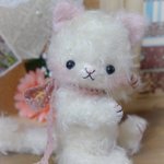 *SABOBEAR*　ラティニティモヘアのにゃんこ　白猫
