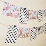  Photo Garland＊フォトガーランド＊フォトアルバム＊英字×ドット