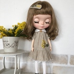 blythe   outfit ミモザ刺繍ワンピース&パッチンピン