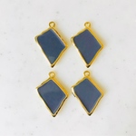 Grey Quadrilateral Pendant Tops