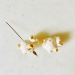White Popcorn Beads 