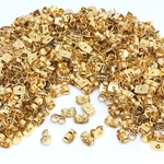 (500個)バタフライキャッチゴールド【お一人様1セット限り】蝶型ピアスキャッチ大量基礎金具【最安資材GET】SALE108