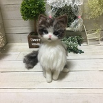 羊毛フェルト ニャンコちゃん