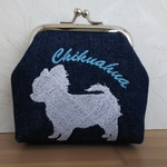 チワワ　刺繍コインケース
