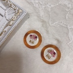 ドライフラワーブーケピアス