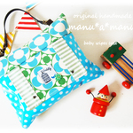 ★新作★おしりふきケース＊L Blue Flowe＊ビタット 