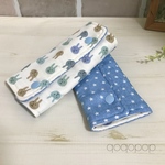 ウサギとデニム調星柄 抱っこ紐用よだれカバー