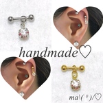 軟骨ピアス シンプル 