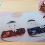 ひな祭りのこぼしさん　お花見春のポストカード4枚セット