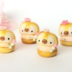 🌸 ペンギン 桜 あんぱん 三色団子 和菓子  ミニチュア フード