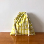 巾着袋 29×28/rectangle:yellow