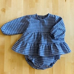 ベビー服☆ ティアードスカートロンパース 70サイズ