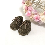 ＊送料無料＊ mini☆mini ミニチュアリボンローファー⑮(カーキ)