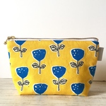 北欧 花柄 ＊化粧ポーチ