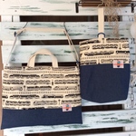 【受注製作】入園＊絵本バッグ&上靴袋セット＊ショルダー付き♪