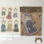 milk tea chan フレークシール