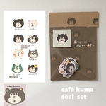 cafe kuma フレークシール