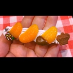 ジューシーみかん＆王冠チョコのホイップバレッタ