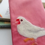 chiyu0823721様オーダー品／ブックカバー☆白文鳥