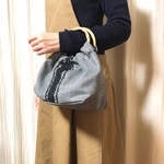 リバーシブルのグラニーバッグ　*ピンチェック*