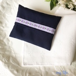 刺繍ハンカチ/ティッシュカバーセット