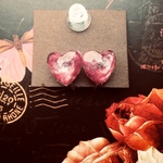 イヤリング／pink pink HEART‪.