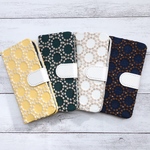 《手帳型》サークル レース刺繍 ＊iPhone ケース スマホケース＊