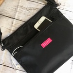 ｆ超軽量！！撥水ナイロンサコッシュブラック)