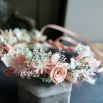 ' flow ' flower crown:花かんむり 親子コーデ  キッズ 花冠
