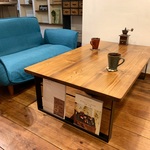 アイカフェ 1200×700＊マガジンラック付き ※艶消しウレタン含