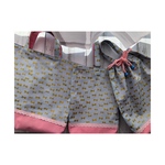 レッスンバッグ 手提げ袋 上靴入れ 上履き入れ 体操袋 着替え袋 リボン 水色 ピンク