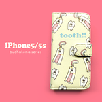 ぶちゃくま。tooth手帳型スマホケース5/5s