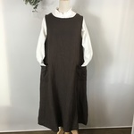ノースリーブワンピース(ブラウン)